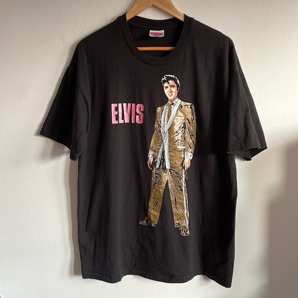 Vintage Elvis Presley T-Shirt / 1989 / XL / Single Stitch